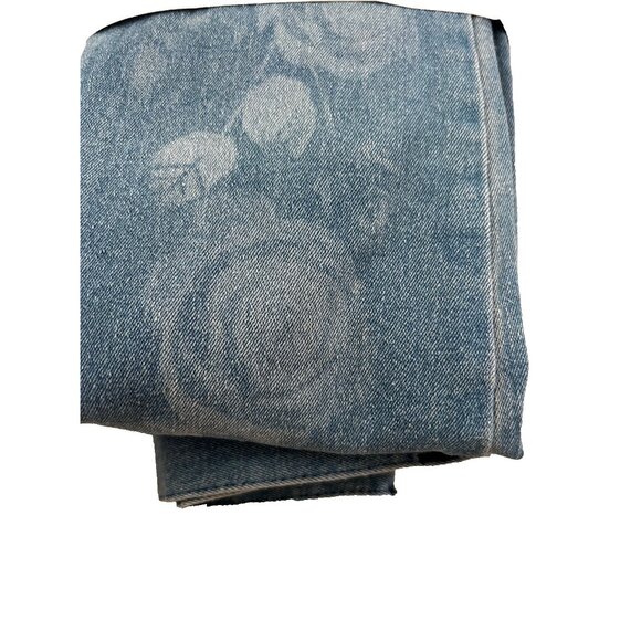 Hue U24400 Floral Emma Baby Bootcut Denim Jeans - Picture 6 of 6